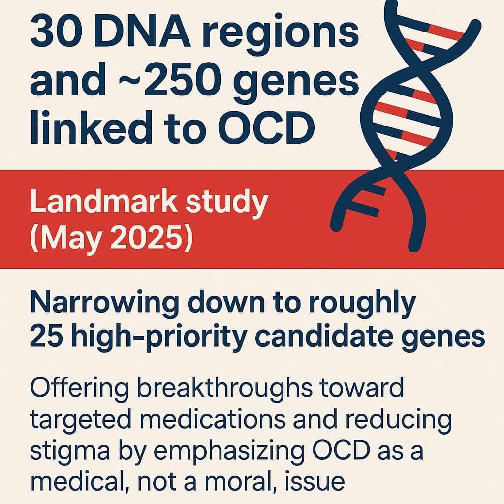 25 Genes Transforming OCD Understanding: A Landmark Study 25 Genes Transforming OCD Understanding: A Landmark Study